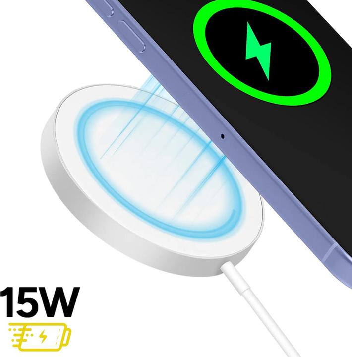 Actual product image Mayaxess MagSafe Ladegerät 15W iPhone 16 (15 W)