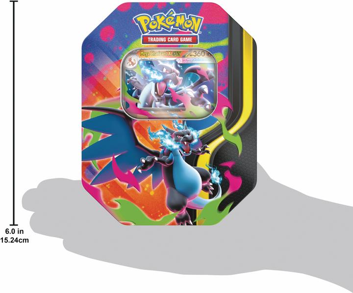 Produktbild Pokémon Mega Charizard ex Tin EN (Englisch, Box Set & Collection)