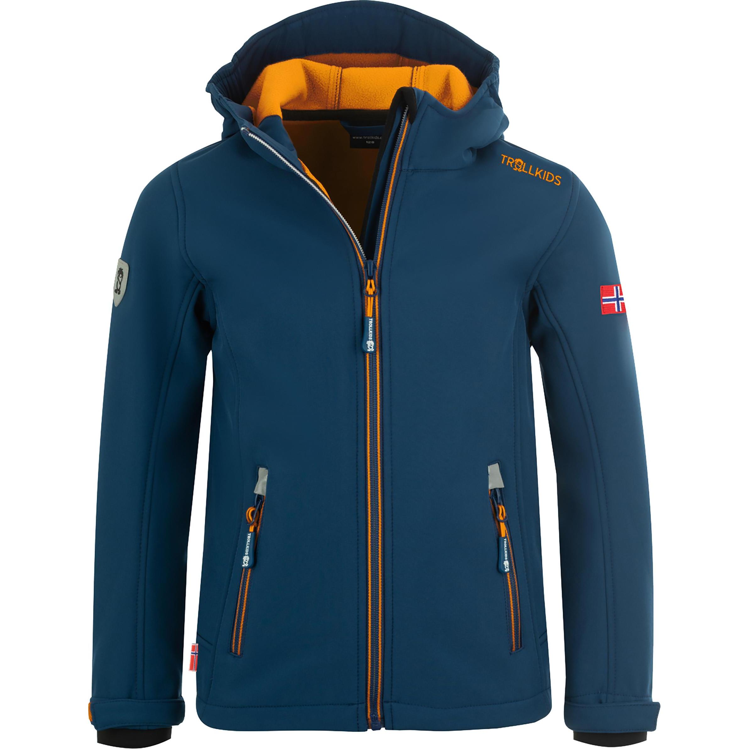 Trollkids, Jungen, Jacke, Trollfjord Jacke (116), Blau, 116