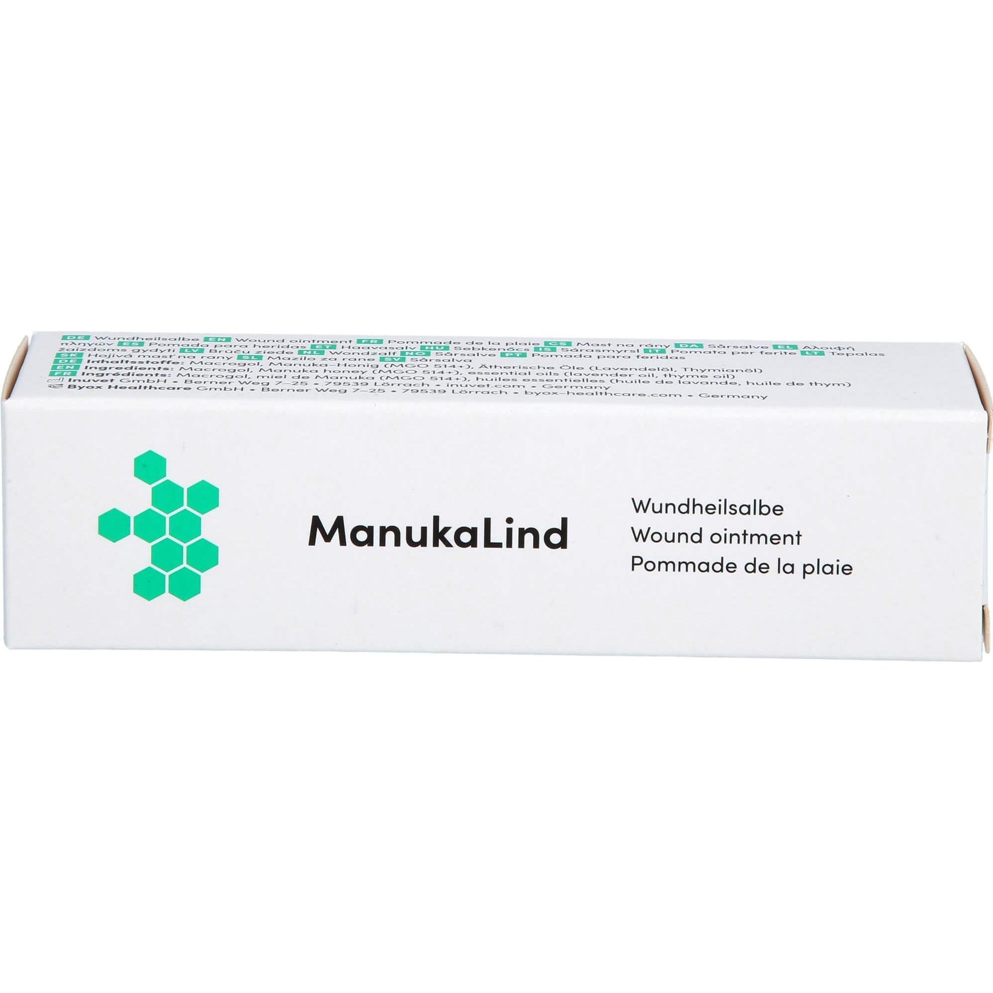 Byox, Wundversorgung, Manukalind Wundheilsalbe, 15 g SAL