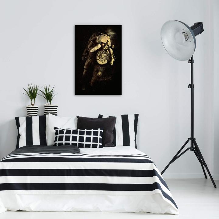 Produktbild Trenddeko Goldeffekt - It's a small world after all (70 x 100 cm)