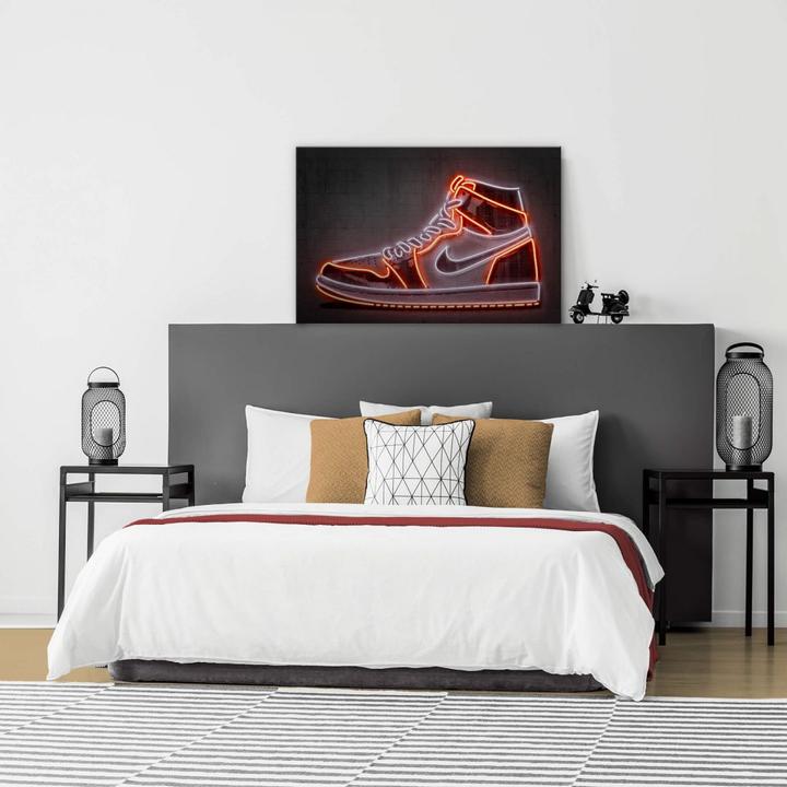 Produktbild Trenddeko Silbereffekt - Sneaker (100 x 70 cm)
