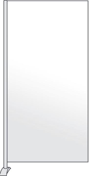 Nährwerte und Zutaten Kerkmann Stellwand "Metropol" mit Whiteboard-Element im Anbauverfahren (80 x 175 cm)