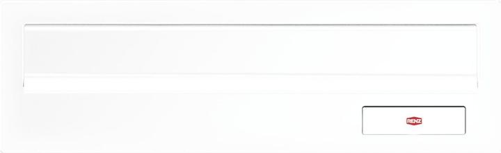 Renz Front panel can be combined, square, 300 x 110 mm, steel white RAL 9016