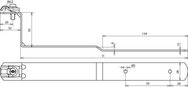 Produktbild Dehn Dachleitungshalter DEHNQUICK St/tZn f. 202010