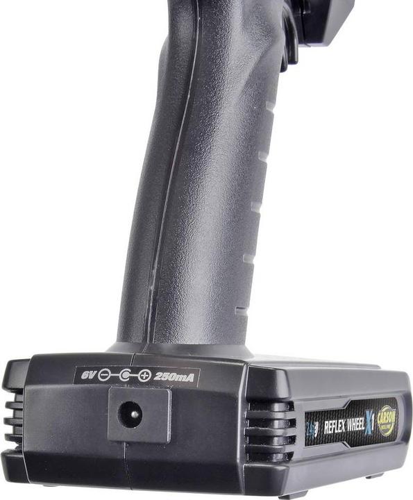 Actual product image Carson Pistol Grip Remote Control FS X1 2 Channel 2.4G Color Box