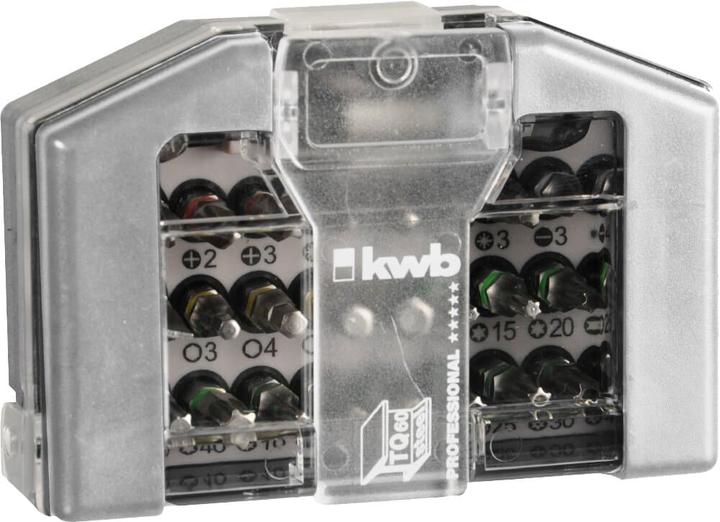Produktbild kwb Bit Box 32 -Teilig Mit Guertelclip (Kreuz Pozidriv PZ)