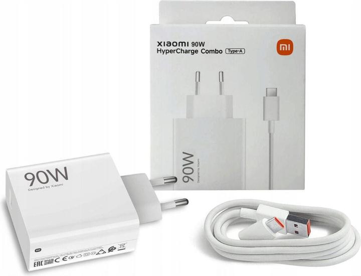 Actual product image Xiaomi Wall Charger USB-A MDY-15-EK + USB-C Kabel (90 W)