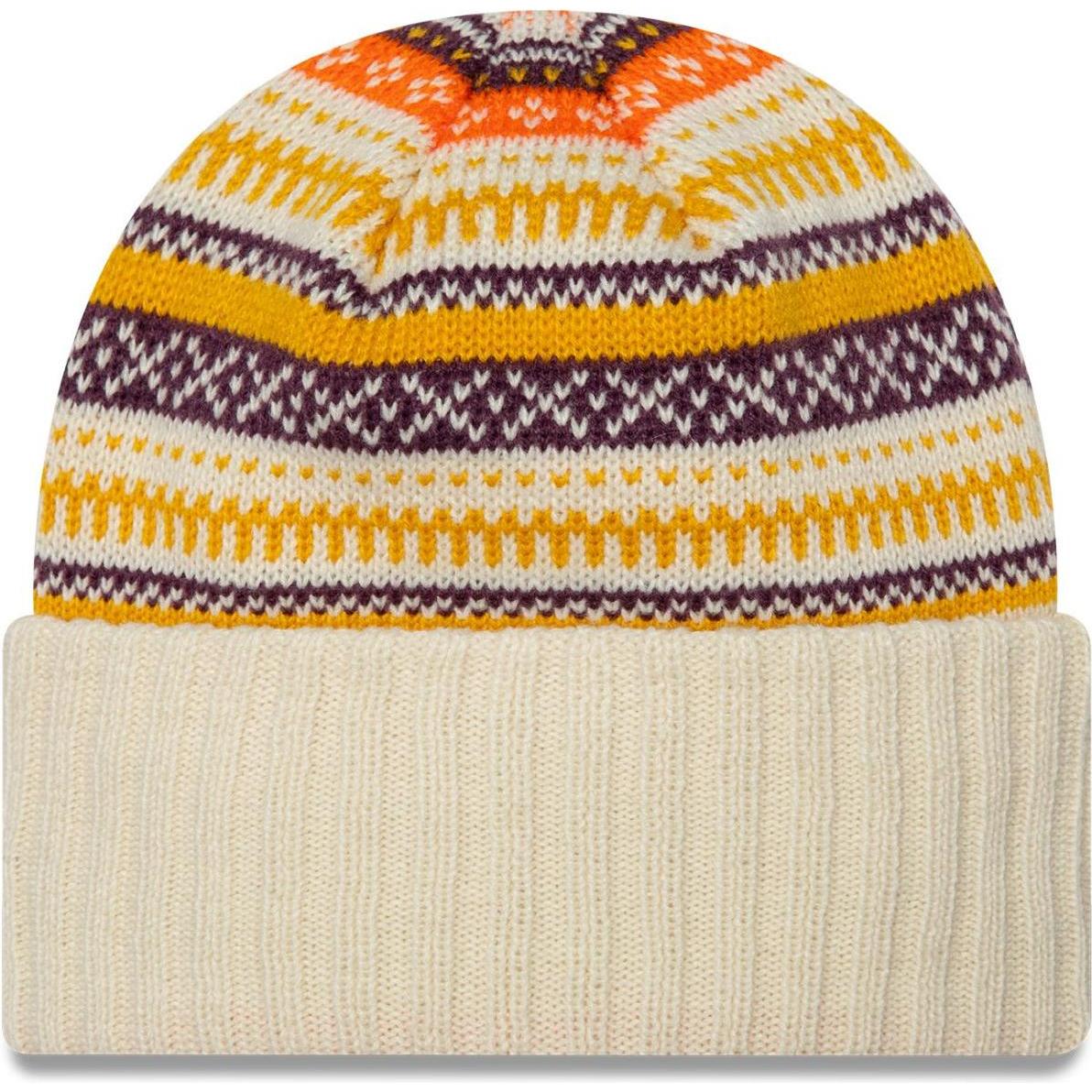 New Era, Damen, Mütze, Damen Wintermütze Fair Isle Creme / Multi, Beige