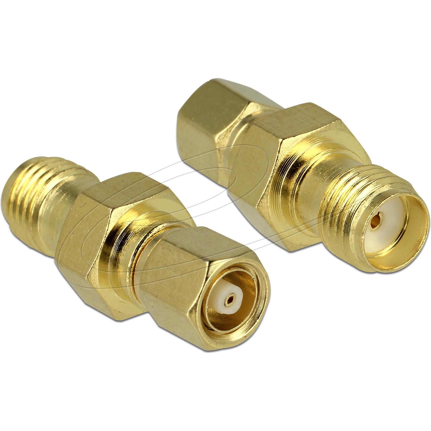 Delock Adattatore RF SMC (M) a SMA (W) (Spine e connettori), Cavo antenna