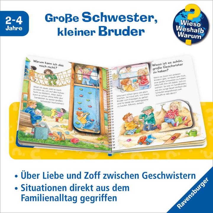 Produktbild Ravensburger Wieso? Weshalb? Warum? junior, Band 29: Wir sind Geschwister (Deutsch, Andrea Erne, Susanne Szesny, 2023)