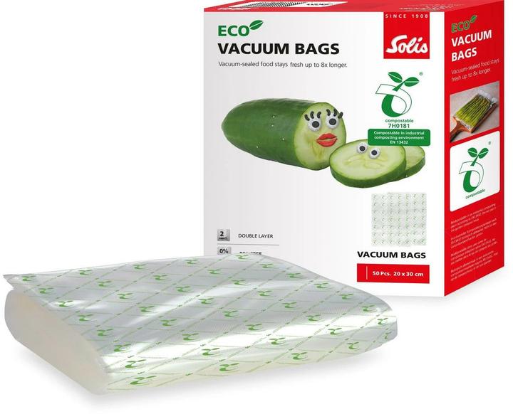 Actual product image Solis ECO vacuum bag 20 x 30 cm (50x)