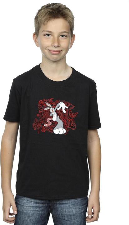 Actual product image Looney Tunes Boys ACME Doodles Bugs Bunny T-Shirt (152, 158)