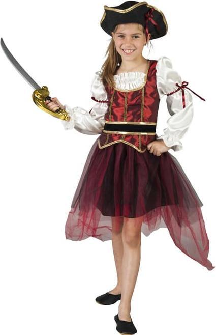 Actual product image MICA Festival Kostüm - Piratenprinzessin - für Kinder - 2-teilig - Grösse 134/140 (S, M, L, XL, XXL)
