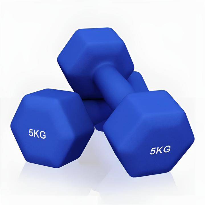 Actual product image Gorilla Sports Hantelset Neopren 2 x 5 kg (2 x 5 kg)
