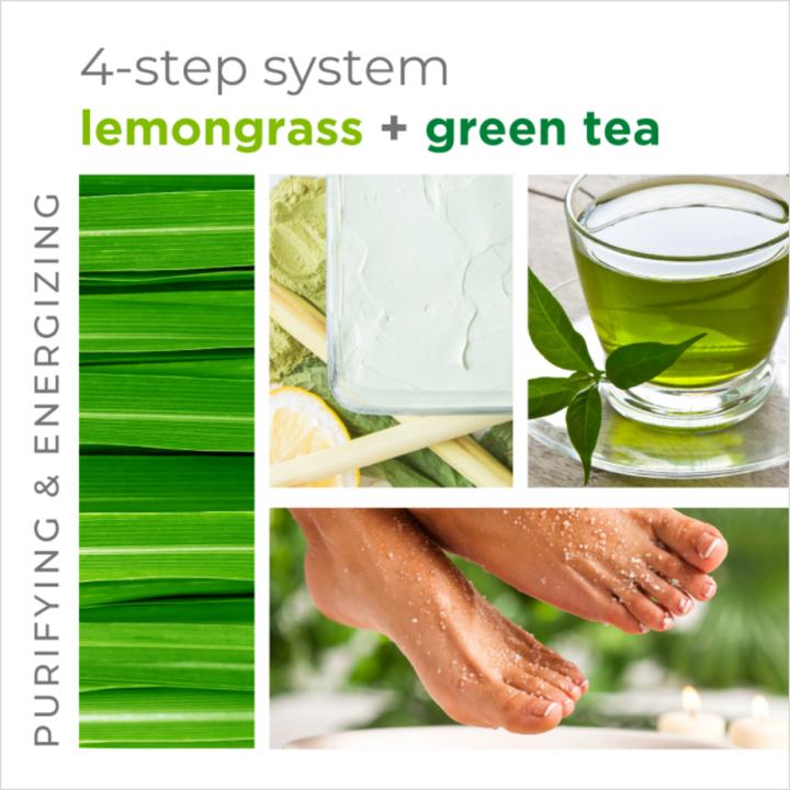 Produktbild Bcl Spa Purifying Lemongrass + Green Tea 4 Step System (Fussbad, Fussmaske)