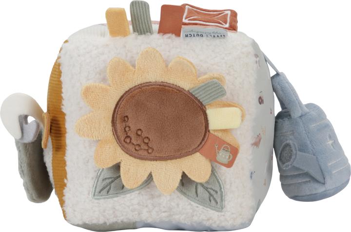 Actual product image Little Dutch Fabric activities Little Farm tactile cube