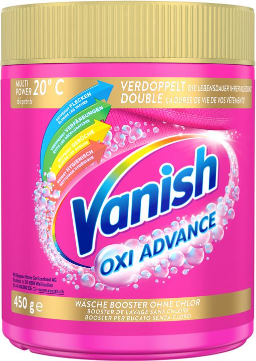 Vanish Oro Avanzamento Rosa (50 Cicli di lavaggio, Detersivo in polvere)