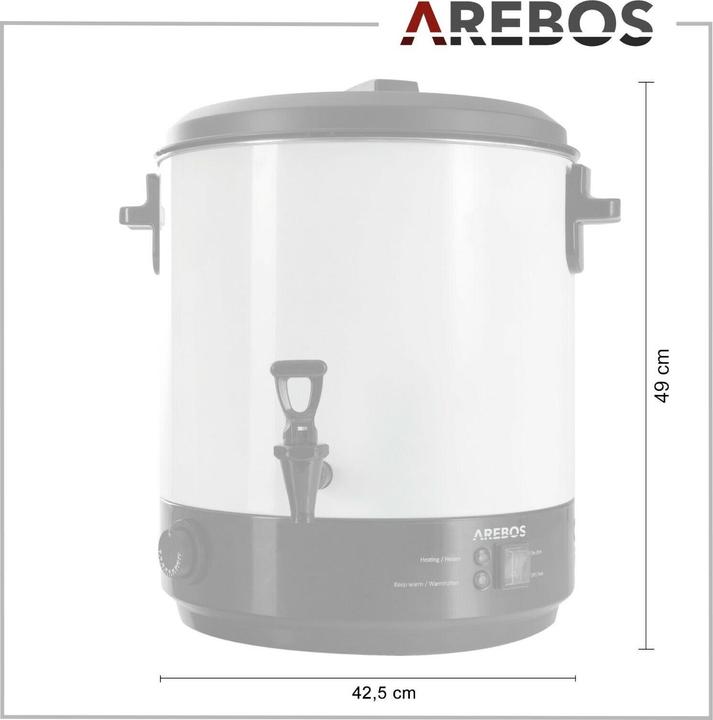 Image du produit Arebos Machine à mettre en conserve (28 l)