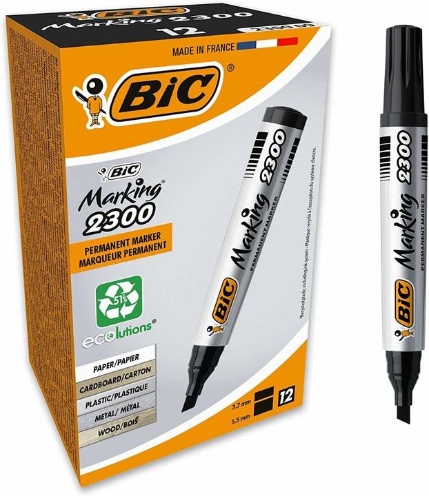 Productafbeelding Bic Markering 2300 Ecolutions permanente marker, zwart (1 x)