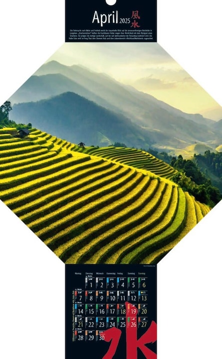 Produktbild Feng-Shui-Kalender 2025 (Harter Einband, Deutsch)