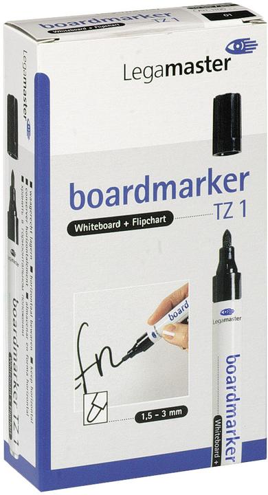 Produktbild Legamaster Board Marker TZ 1 (Schwarz, 1.50 mm, 10 x)