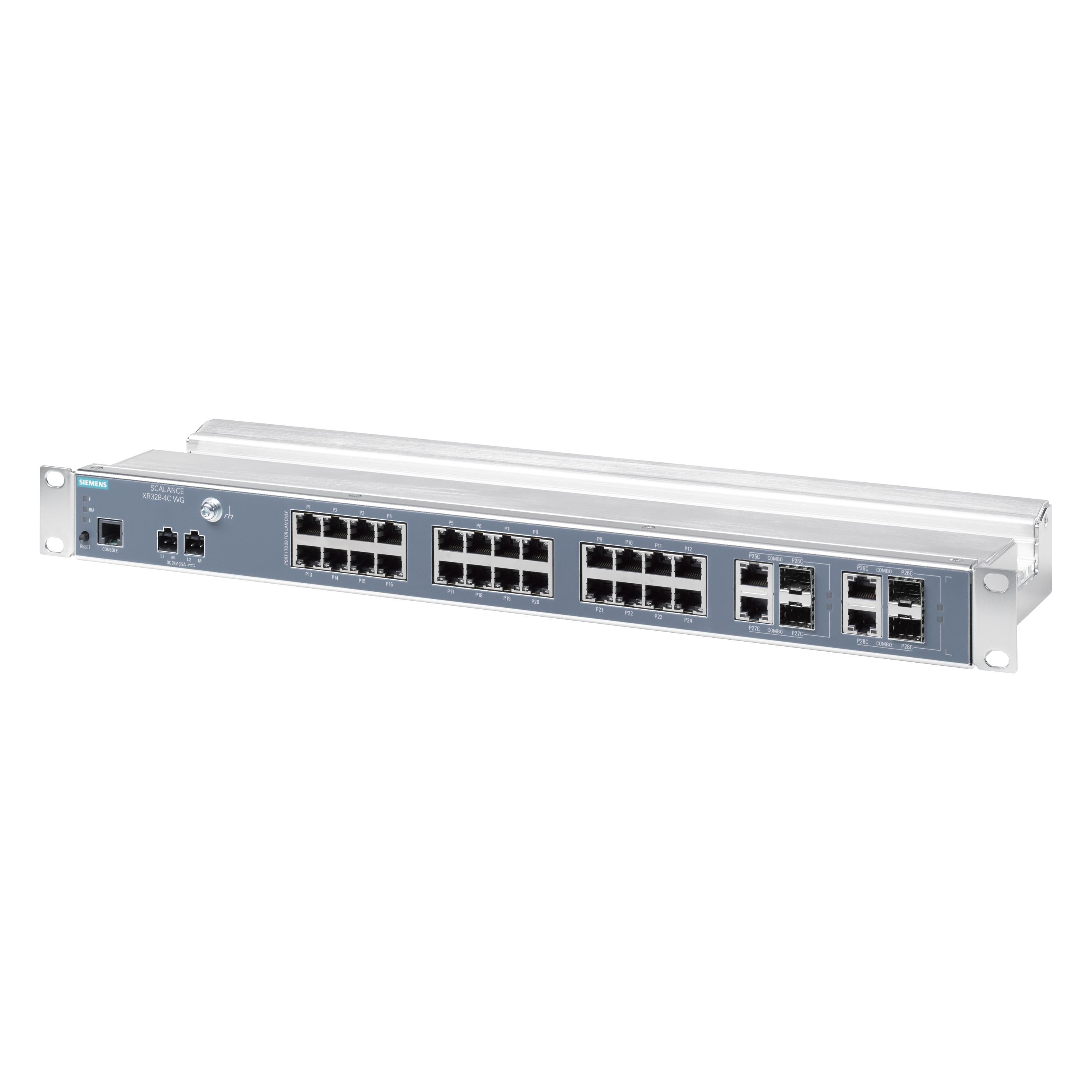 Siemens 6GK5328-4FS00-2AR3 Industrial Ethernet Switch (28 Ports), Netzwerk Switch