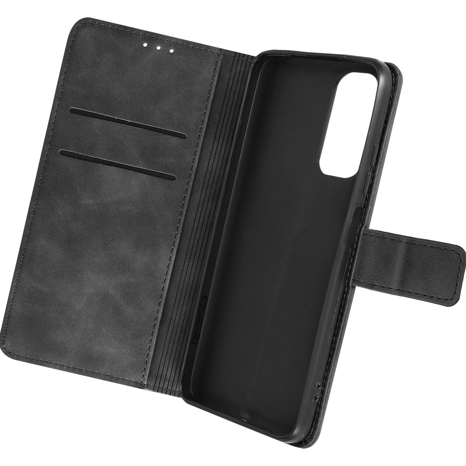 Avizar Tender Book Series (Xiaomi Redmi Note 12S), Smartphone Hülle, Schwarz