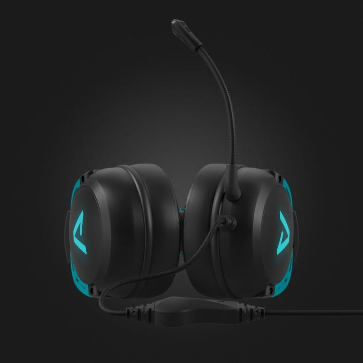 Productafbeelding Lamax LMXHDE1 hoofdtelefoon/hoofdtelefoon Wired Head-band Gaming Zwart (Bedraad)