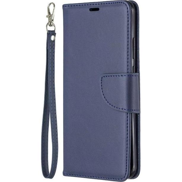 MU Classic Classic IV Leder Bookcover Series (Huawei P40 Pro+), Smartphone Hülle, Blau