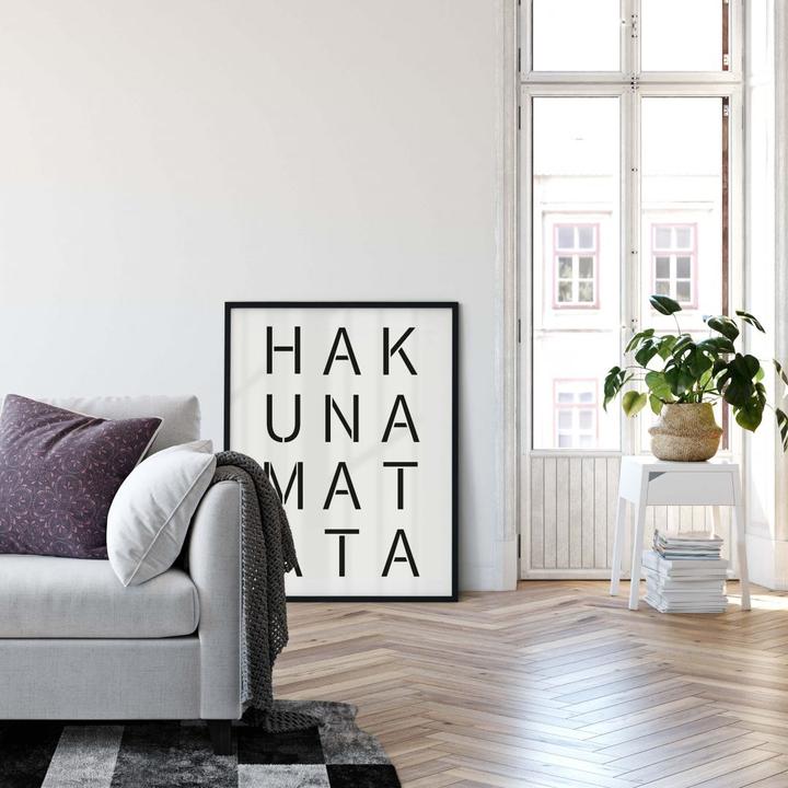 Image du produit Trenddeko Tableau Hakuna Matata (120 x 150 cm)