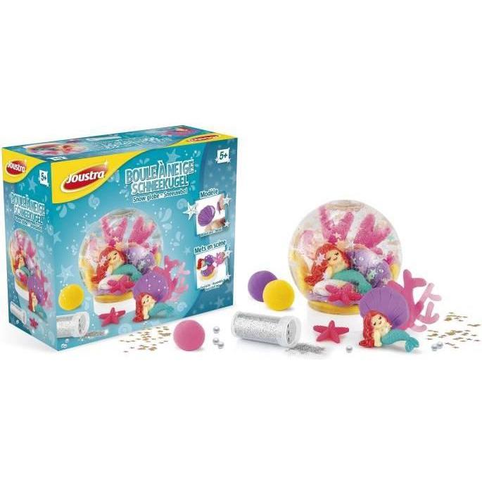Helit J41727 Kreativ-und Bastel-Set Schneekugel-Meerjungfrau-eigene Schnukugel mit Unterwass