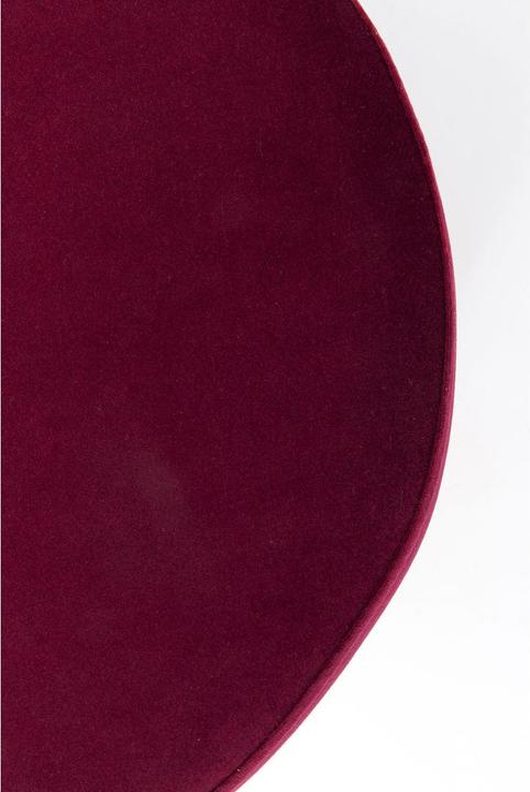 Actual product image Kare Design Stool Cherry Bordeaux Brass Ø35cm