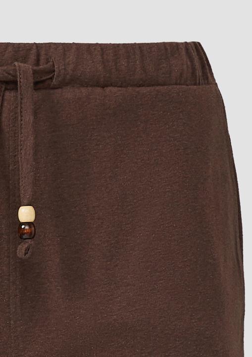 Image du produit s.Oliver Hose Jersey-Shorts mit Elastikbund und Schmuckperlen (44)