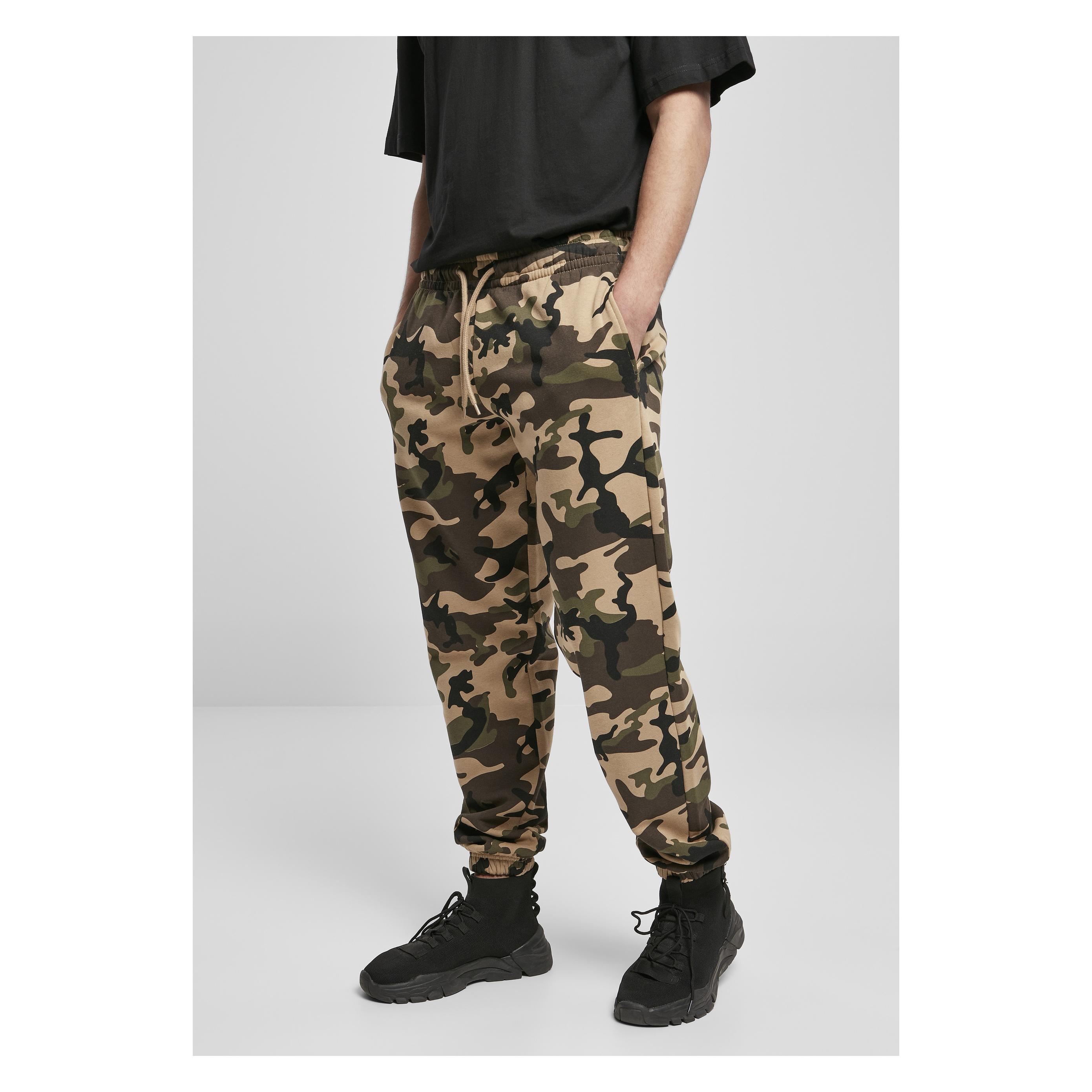 Urban Classics, Herren, Hosen, Basic Camo Sweatpants 2.0, (L, S)