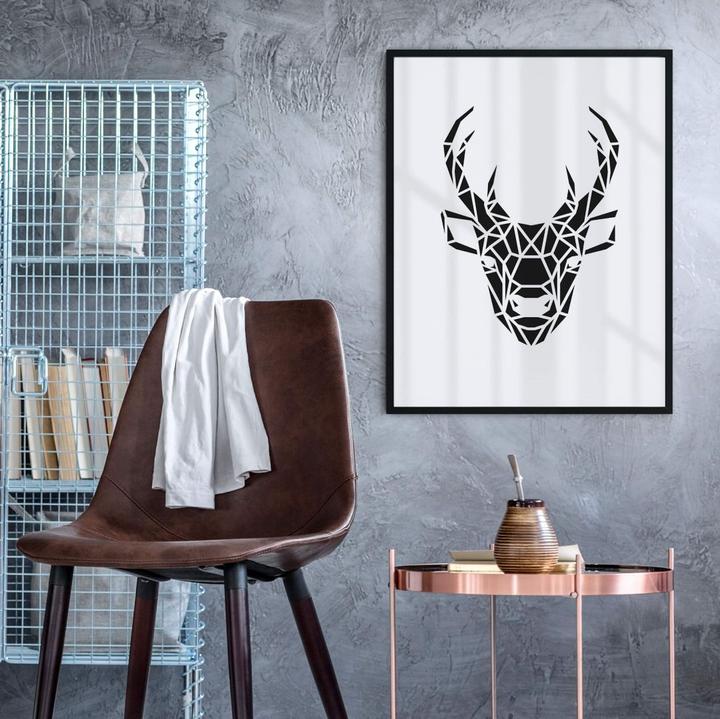 Image du produit Trenddeko Origami cerf (100 x 120 cm)