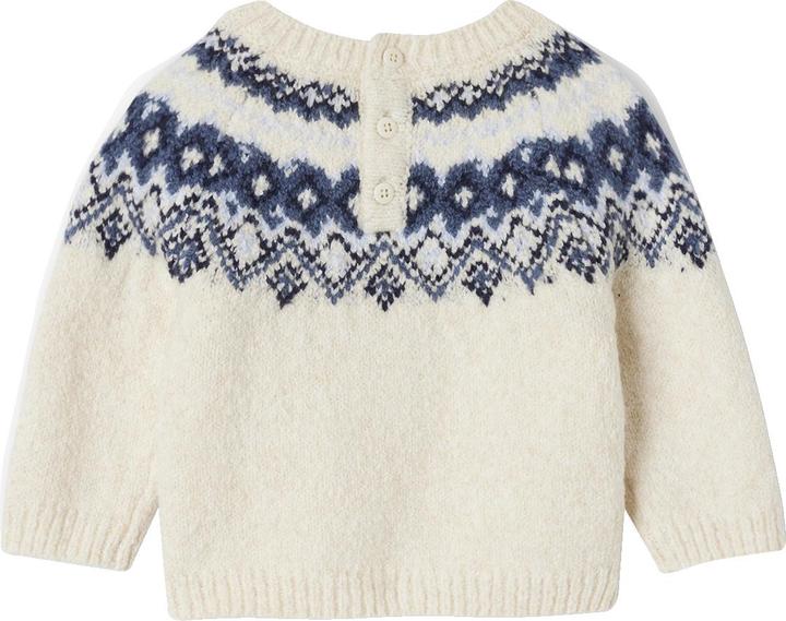 Produktbild Vertbaudet Weicher Jungen Baby Jacquard-Pullover (74)