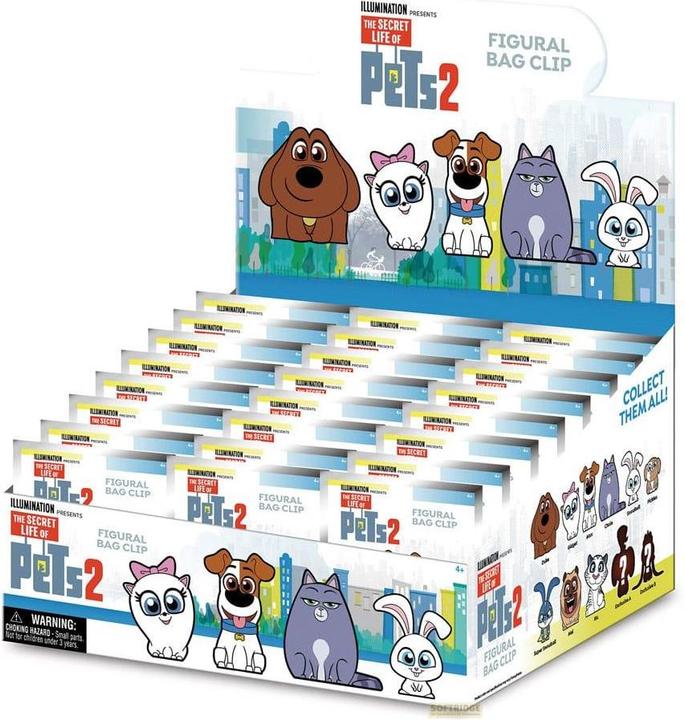 Actual product image Monogram Int. Pets 3D PVC bag tags Series 1 Display (24)