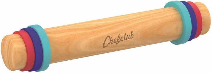 Image du produit Chefclub Rouleau à pâtisserie avec anneaux en silicone