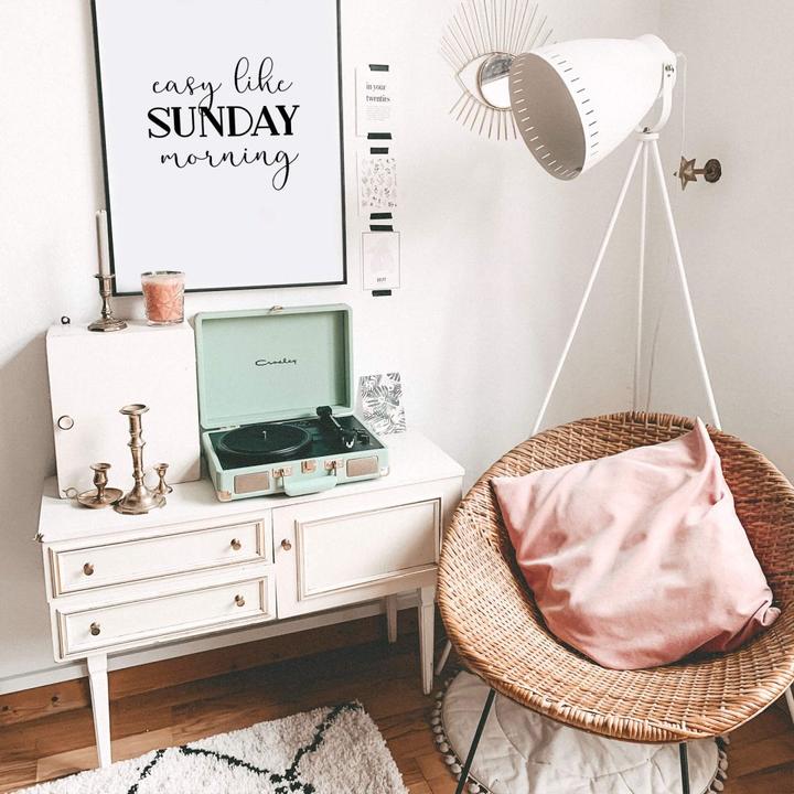 Produktbild Trenddeko Easy like Sunday morning (30 x 40 cm)