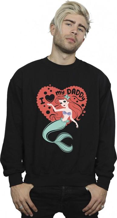 Actual product image Disney Mens The Little Mermaid Love Daddy Sweatshirt (S)