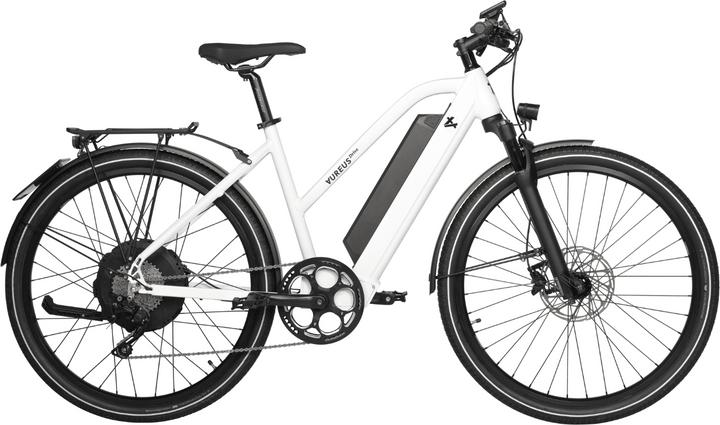 AureusDrive Power45 M, white, low top tube