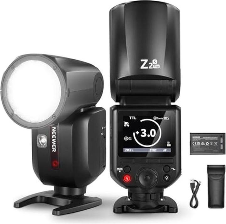 Image du produit Neewer Z2PRO-S Rundkopf Blitz Speedlite (Flash à monter, Sony)