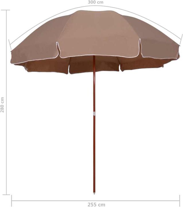 Immagine prodotto vidaXL Sonnenschirm (2.55 m)