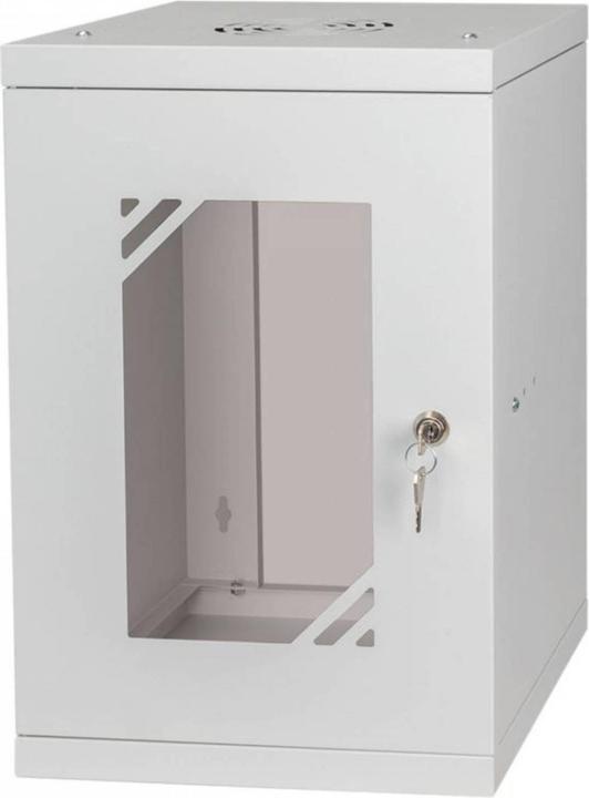 Stalflex Rack Cabinet 10" 9U Glass Door Gray RC10-9U-300GG (10 inch rack)