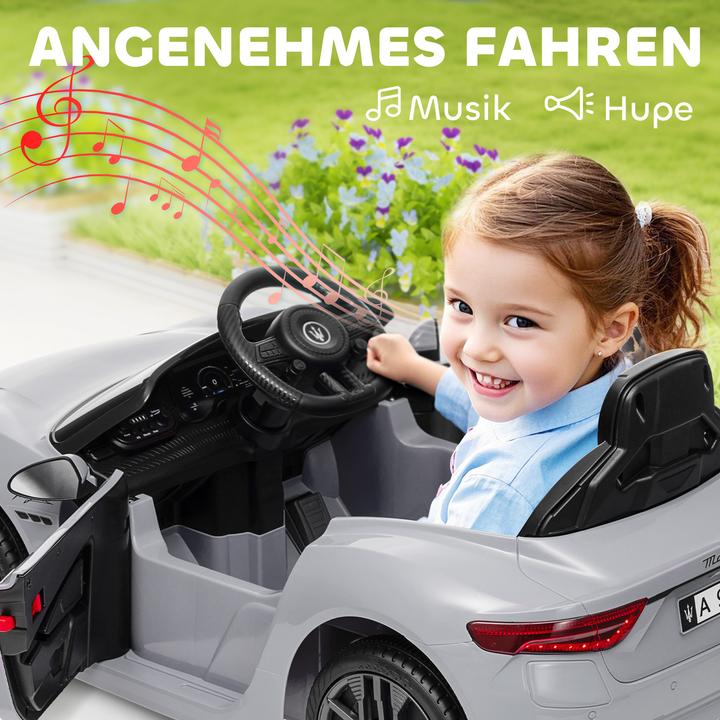 Actual product image Aiyaplay Kinder Elektroauto Kunststoff, Metall Grau (12 V)