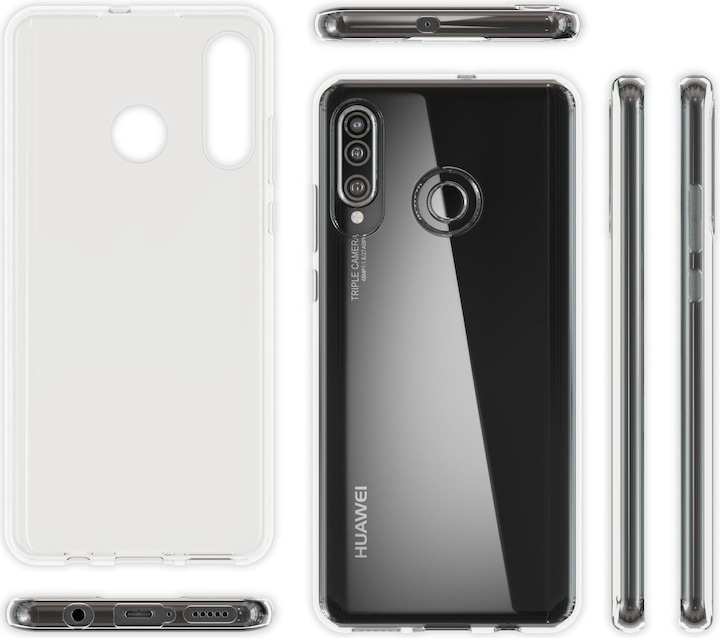 Produktbild Nalia Klar Transparente Silikon Hülle (Huawei P30 Lite)