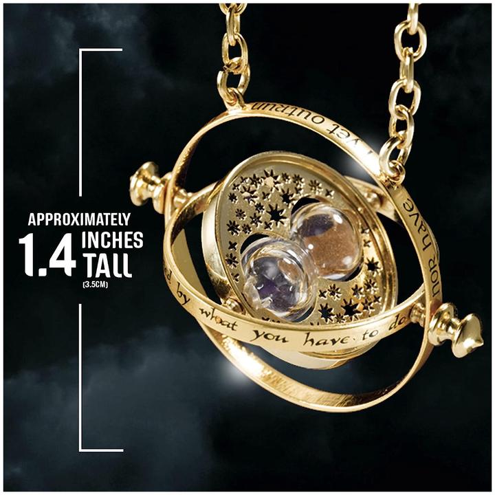Produktbild Noble Collection Harry Potter Der Zeitumkehrer Sterling Silber vergoldet