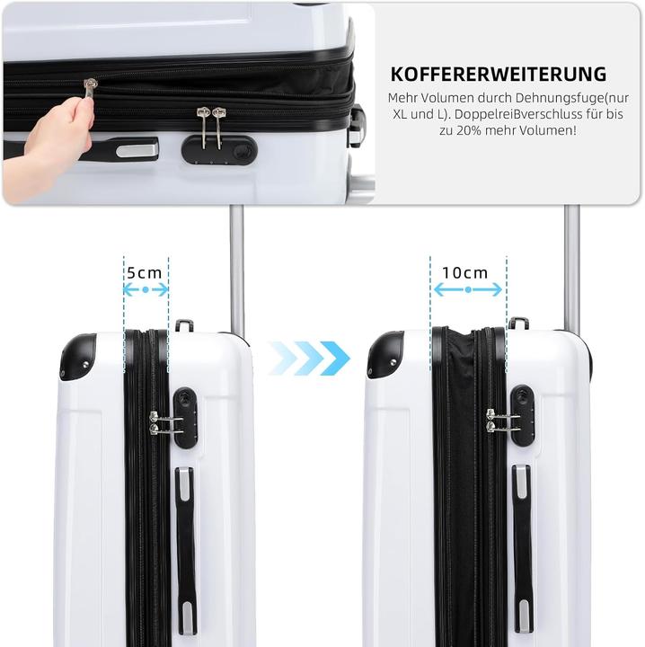 Produktbild Beibye Hartschalenkoffer mit Zwillingsrollen (Handgepäck) (45 l)