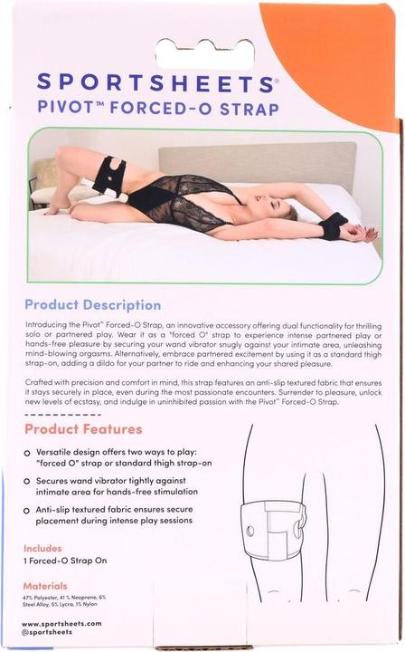 Produktbild Sportsheets Pivot 2 in 1 ForcedO Strap Schwarz